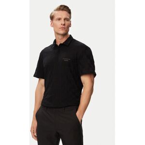 BOSS Polokošeľa Spirit70Jacq S 50560415 Čierna Regular Fit Muži BOSS Polokošeľa Spirit70Jacq S 50560415 Čierna Regular Fit Muži