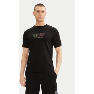 KARL LAGERFELD Tričko 755402 552235 Čierna Regular Fit Muži KARL LAGERFELD Tričko 755402 552235 Čierna Regular Fit Muži