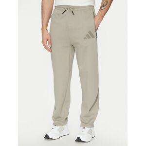 adidas Teplákové nohavice Z.N.E. Open-Hem JC6716 Béžová Loose Fit Muži adidas Teplákové nohavice Z.N.E. Open-Hem JC6716 Béžová Loose Fit Muži