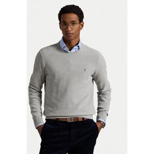Polo Ralph Lauren Sveter 710918163002 Sivá Regular Fit Muži Polo Ralph Lauren Sveter 710918163002 Sivá Regular Fit Muži
