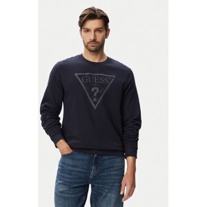 Guess Mikina M6YQ37 K4103 Tmavomodrá Slim Fit Muži Guess Mikina M6YQ37 K4103 Tmavomodrá Slim Fit Muži