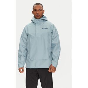 adidas Outdoorová bunda Terrex Xploric 2.5L JD8347 Modrá Loose Fit Muži adidas Outdoorová bunda Terrex Xploric 2.5L JD8347 Modrá Loose Fit Muži