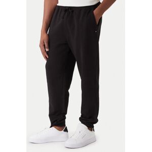 Tommy Hilfiger Teplákové nohavice Essential MW0MW37236 Čierna Regular Fit Muži Tommy Hilfiger Teplákové nohavice Essential MW0MW37236 Čierna Regular Fit Muži