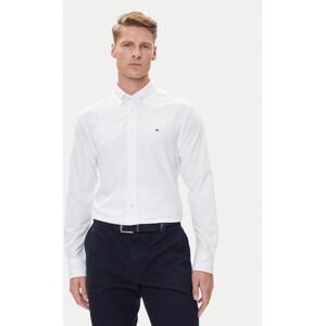 Tommy Hilfiger Košeľa Performance MW0MW39418 Biela Slim Fit Muži Tommy Hilfiger Košeľa Performance MW0MW39418 Biela Slim Fit Muži