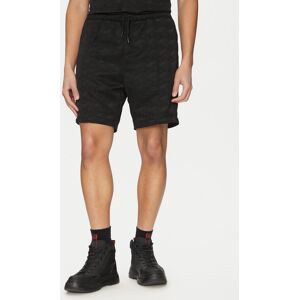 HUGO Športové kraťasy Ravis252 50534654 Čierna Relaxed Fit Muži HUGO Športové kraťasy Ravis252 50534654 Čierna Relaxed Fit Muži