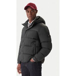 Tommy Hilfiger Vatovaná bunda MW0MW36569 Čierna Regular Fit Muži Tommy Hilfiger Vatovaná bunda MW0MW36569 Čierna Regular Fit Muži