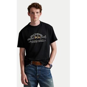 Polo Ralph Lauren Tričko 710981142001 Čierna Classic Fit Muži Polo Ralph Lauren Tričko 710981142001 Čierna Classic Fit Muži