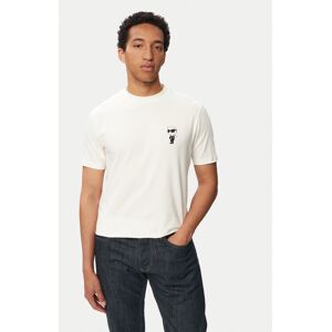 KARL LAGERFELD Tričko 755048 563235 Biela Regular Fit Muži KARL LAGERFELD Tričko 755048 563235 Biela Regular Fit Muži