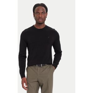 Calvin Klein Sveter LV04LB305G Čierna Regular Fit Muži Calvin Klein Sveter LV04LB305G Čierna Regular Fit Muži