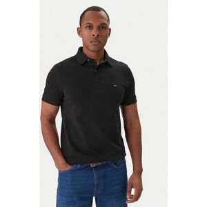 Tommy Hilfiger Polokošeľa 1985 MW0MW17770 Čierna Regular Fit Muži Tommy Hilfiger Polokošeľa 1985 MW0MW17770 Čierna Regular Fit Muži