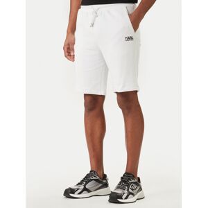 KARL LAGERFELD Športové kraťasy 705783 562917 Biela Regular Fit Muži KARL LAGERFELD Športové kraťasy 705783 562917 Biela Regular Fit Muži