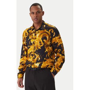 Versace Jeans Couture Košeľa 80GAL2R0 NS757 Čierna Regular Fit Muži Versace Jeans Couture Košeľa 80GAL2R0 NS757 Čierna Regular Fit Muži