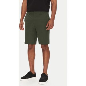 BOSS Bavlnené šortky S_Commuter_10.5 Inch 50540337 Zelená Slim Fit Muži BOSS Bavlnené šortky S_Commuter_10.5 Inch 50540337 Zelená Slim Fit Muži