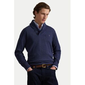 Polo Ralph Lauren Sveter 710877989001 Tmavomodrá Regular Fit Muži Polo Ralph Lauren Sveter 710877989001 Tmavomodrá Regular Fit Muži