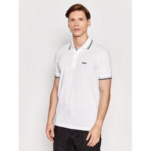 Boss Polokošeľa Paddy 50469055 Biela Regular Fit Muži Boss Polokošeľa Paddy 50469055 Biela Regular Fit Muži