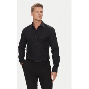 HUGO Košeľa Kenno 50544934 Čierna Slim Fit Muži HUGO Košeľa Kenno 50544934 Čierna Slim Fit Muži
