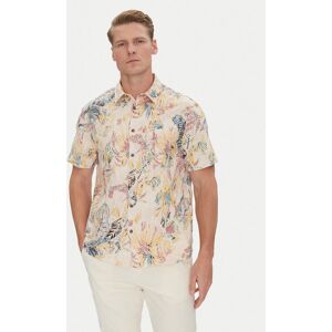 Guess Košeľa M5GH42 WH800 Béžová Regular Fit Muži Guess Košeľa M5GH42 WH800 Béžová Regular Fit Muži