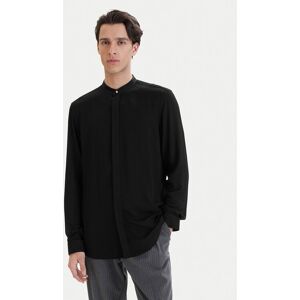 HUGO Košeľa Kaleb 50554719 Čierna Slim Fit Muži HUGO Košeľa Kaleb 50554719 Čierna Slim Fit Muži