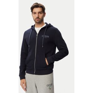 Guess Mikina M6YQ48 K4244 Tmavomodrá Slim Fit Muži Guess Mikina M6YQ48 K4244 Tmavomodrá Slim Fit Muži