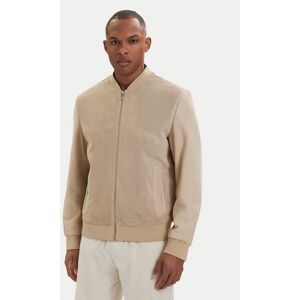 KARL LAGERFELD Kožená bunda 555011 562411 Béžová Regular Fit Muži KARL LAGERFELD Kožená bunda 555011 562411 Béžová Regular Fit Muži