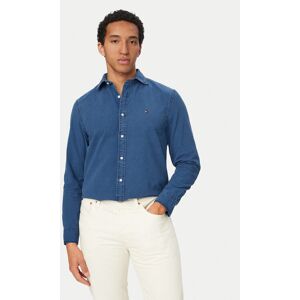 Tommy Hilfiger Košeľa MW0MW42417 Modrá Regular Fit Muži Tommy Hilfiger Košeľa MW0MW42417 Modrá Regular Fit Muži