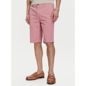 Baldessarini Bavlnené šortky B1 16939.2402 Ružová Slim Fit Muži Baldessarini Bavlnené šortky B1 16939.2402 Ružová Slim Fit Muži