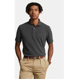 Polo Ralph Lauren Polokošeľa 710782592002 Sivá Slim Fit Muži Polo Ralph Lauren Polokošeľa 710782592002 Sivá Slim Fit Muži