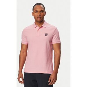 Tommy Hilfiger Polokošeľa MW0MW43046 Ružová Regular Fit Muži Tommy Hilfiger Polokošeľa MW0MW43046 Ružová Regular Fit Muži