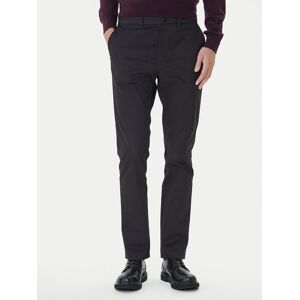 Calvin Klein Chino nohavice LV04LD613G Čierna Slim Fit Muži Calvin Klein Chino nohavice LV04LD613G Čierna Slim Fit Muži