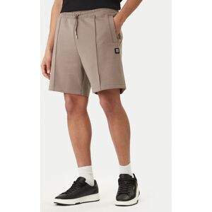 HUGO Športové kraťasy Dimacshort 50562844 Béžová Regular Fit Muži HUGO Športové kraťasy Dimacshort 50562844 Béžová Regular Fit Muži