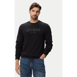 Guess Mikina M6YQ08 K4242 Čierna Slim Fit Muži Guess Mikina M6YQ08 K4242 Čierna Slim Fit Muži
