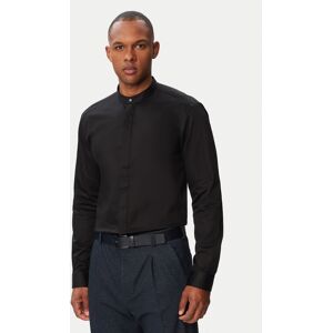 HUGO Košeľa Kaleb 50544949 Čierna Slim Fit Muži HUGO Košeľa Kaleb 50544949 Čierna Slim Fit Muži