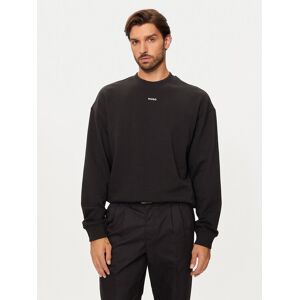 Hugo Mikina Dapocrew 50525892 Čierna Relaxed Fit Muži Hugo Mikina Dapocrew 50525892 Čierna Relaxed Fit Muži