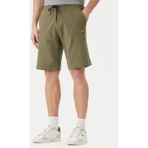 Aeronautica Militare Športové kraťasy 261BF0032UF00674 Zelená Regular Fit Muži Aeronautica Militare Športové kraťasy 261BF0032UF00674 Zelená Regular Fit Muži