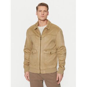 Guess Prechodná bunda M5RL01 WGU72 Béžová Regular Fit Muži Guess Prechodná bunda M5RL01 WGU72 Béžová Regular Fit Muži