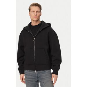 Calvin Klein Mikina LV04RE218G Čierna Relaxed Fit Muži Calvin Klein Mikina LV04RE218G Čierna Relaxed Fit Muži