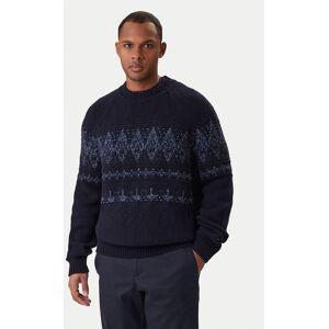 BOSS Sveter Karombo 50548686 Tmavomodrá Regular Fit Muži BOSS Sveter Karombo 50548686 Tmavomodrá Regular Fit Muži