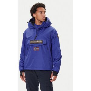 Napapijri Bunda anorak Rainforest Next NP0A4IB9 Modrá Regular Fit Muži Napapijri Bunda anorak Rainforest Next NP0A4IB9 Modrá Regular Fit Muži