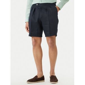BOSS Bavlnené šortky H-Perin 50561858 Tmavomodrá Tapered Fit Muži BOSS Bavlnené šortky H-Perin 50561858 Tmavomodrá Tapered Fit Muži