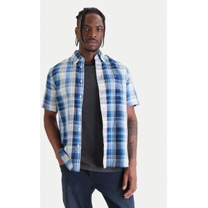 Tommy Hilfiger Košeľa MW0MW43126 Modrá Regular Fit Muži Tommy Hilfiger Košeľa MW0MW43126 Modrá Regular Fit Muži
