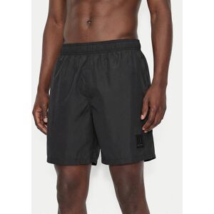 Armani Exchange Plavecké šortky XM000812 AF13556 UC001 Čierna Regular Fit Muži Armani Exchange Plavecké šortky XM000812 AF13556 UC001 Čierna Regular Fit Muži