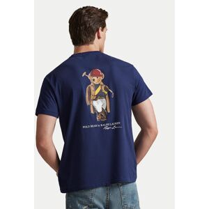 Polo Ralph Lauren Tričko 710B16610001 Tmavomodrá Regular Fit Muži Polo Ralph Lauren Tričko 710B16610001 Tmavomodrá Regular Fit Muži