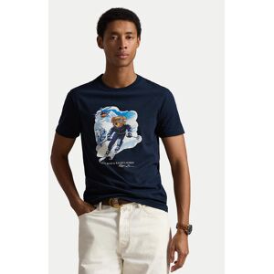 Polo Ralph Lauren Tričko 710P07343002 Tmavomodrá Regular Fit Muži Polo Ralph Lauren Tričko 710P07343002 Tmavomodrá Regular Fit Muži