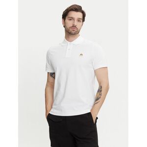 Moose Knuckles Polokošeľa Everett M34MT712G Biela Regular Fit Muži Moose Knuckles Polokošeľa Everett M34MT712G Biela Regular Fit Muži