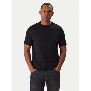 KARL LAGERFELD Tričko 755052 561224 Čierna Regular Fit Muži KARL LAGERFELD Tričko 755052 561224 Čierna Regular Fit Muži