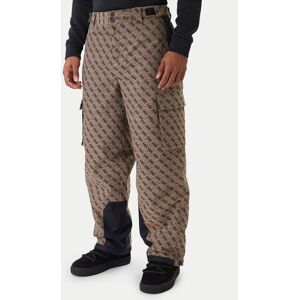 Guess Lyžiarske nohavice M5BB77 WF182 Hnedá Regular Fit Muži Guess Lyžiarske nohavice M5BB77 WF182 Hnedá Regular Fit Muži