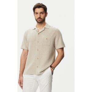 Polo Ralph Lauren Košeľa 710P04442502 Béžová Regular Fit Muži Polo Ralph Lauren Košeľa 710P04442502 Béžová Regular Fit Muži