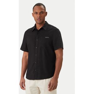 Calvin Klein Jeans Košeľa LV04RF120G Čierna Regular Fit Muži Calvin Klein Jeans Košeľa LV04RF120G Čierna Regular Fit Muži