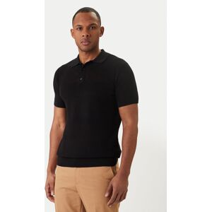 KARL LAGERFELD Polokošeľa 655009 562301 Čierna Regular Fit Muži KARL LAGERFELD Polokošeľa 655009 562301 Čierna Regular Fit Muži