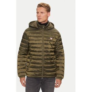 Guess Vatovaná bunda M4YL99 WG922 Zelená Regular Fit Muži Guess Vatovaná bunda M4YL99 WG922 Zelená Regular Fit Muži